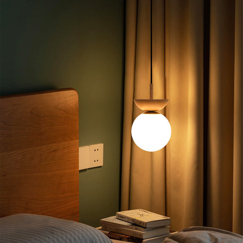 Plafonnier japonais en bois - Éclairage élégant et zen pour votre intérieur