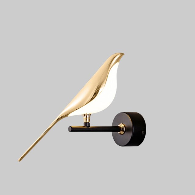 Applique Murale Moderne en Forme d'Oiseaux - Éclairage Design et Élégant