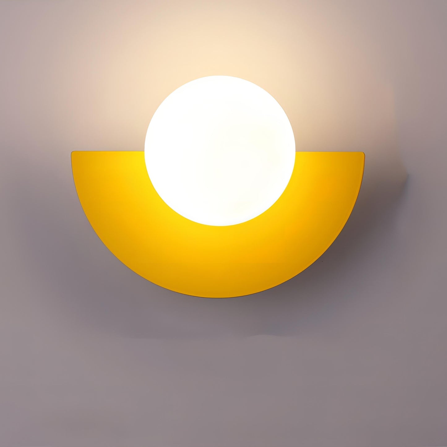 Applique murale - Style nordique - Luminaire design en demi-cercle