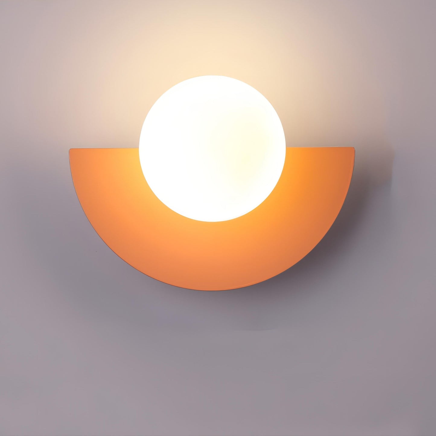 Applique murale - Style nordique - Luminaire design en demi-cercle
