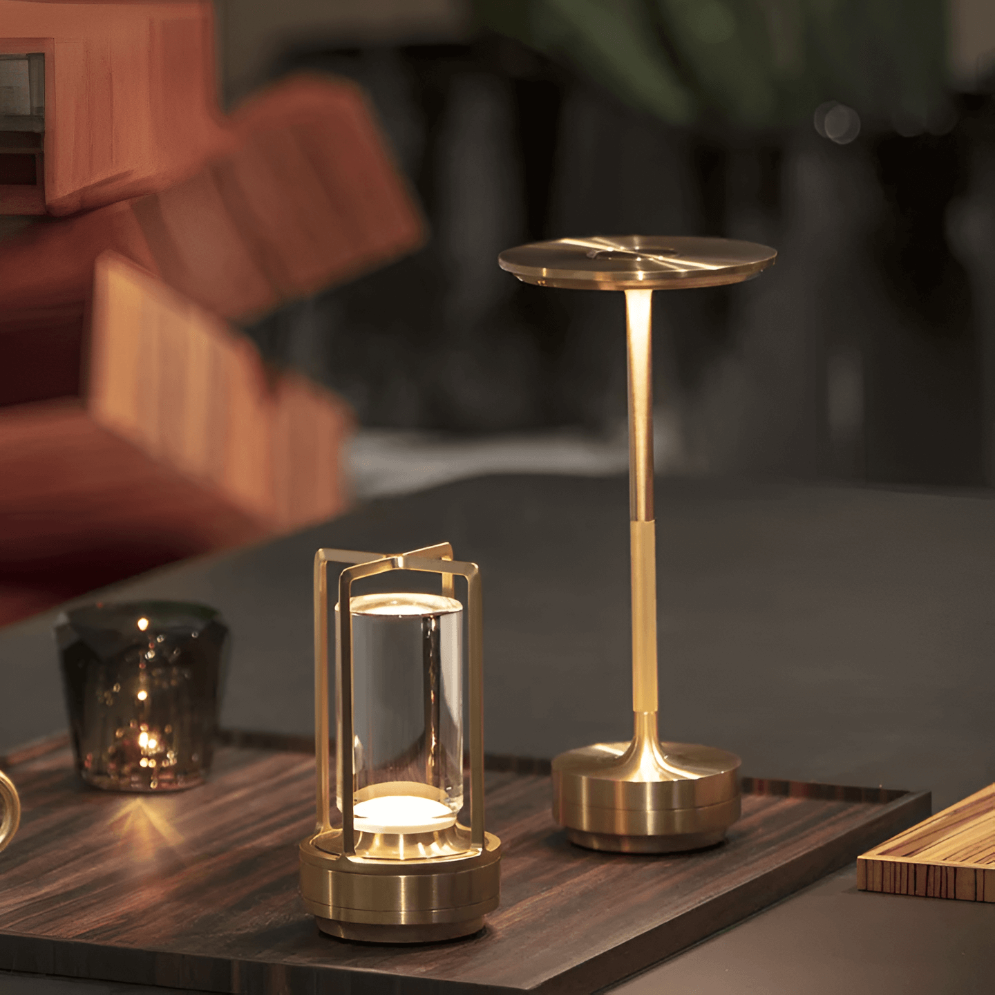 Lampe de table - Sans fil et rechargeable - Eclairage LED d'ambiance