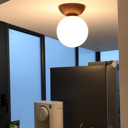 Plafonnier japonais en bois - Éclairage élégant et zen pour votre intérieur