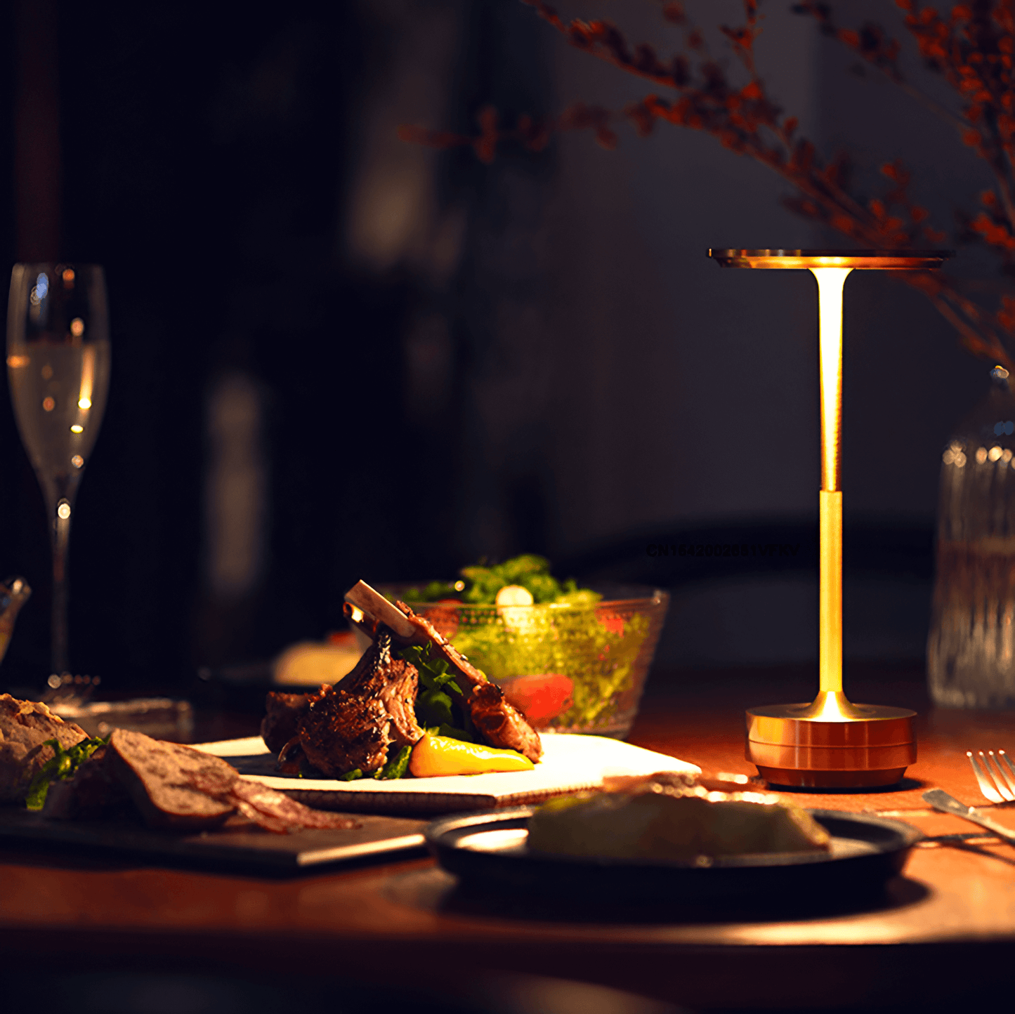 Lampe de table - Sans fil et rechargeable - Eclairage LED d'ambiance
