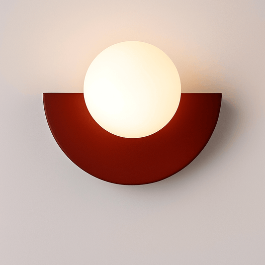 Applique murale - Style nordique - Luminaire design en demi-cercle