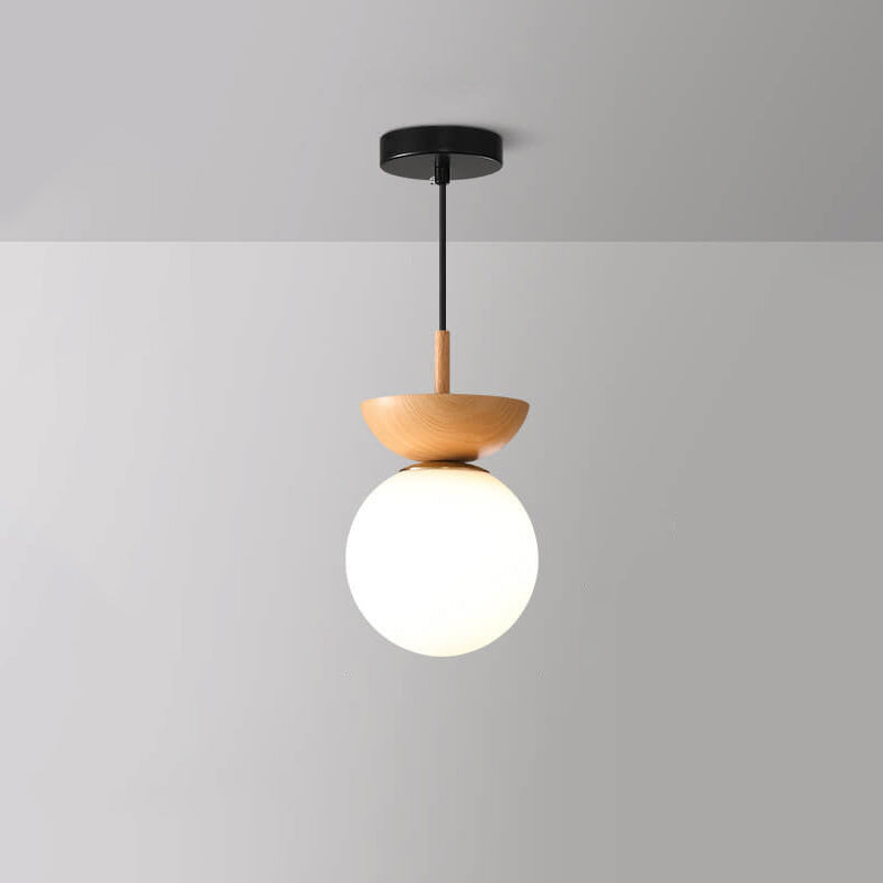 Plafonnier japonais en bois - Éclairage élégant et zen pour votre intérieur