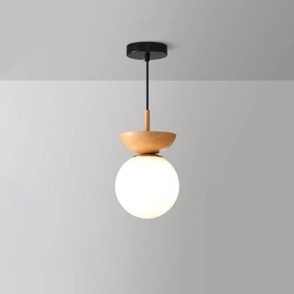 Plafonnier japonais en bois - Éclairage élégant et zen pour votre intérieur